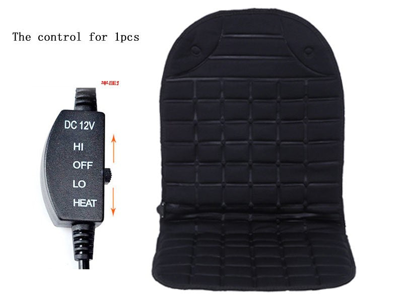 12V heated car seat cushion – black