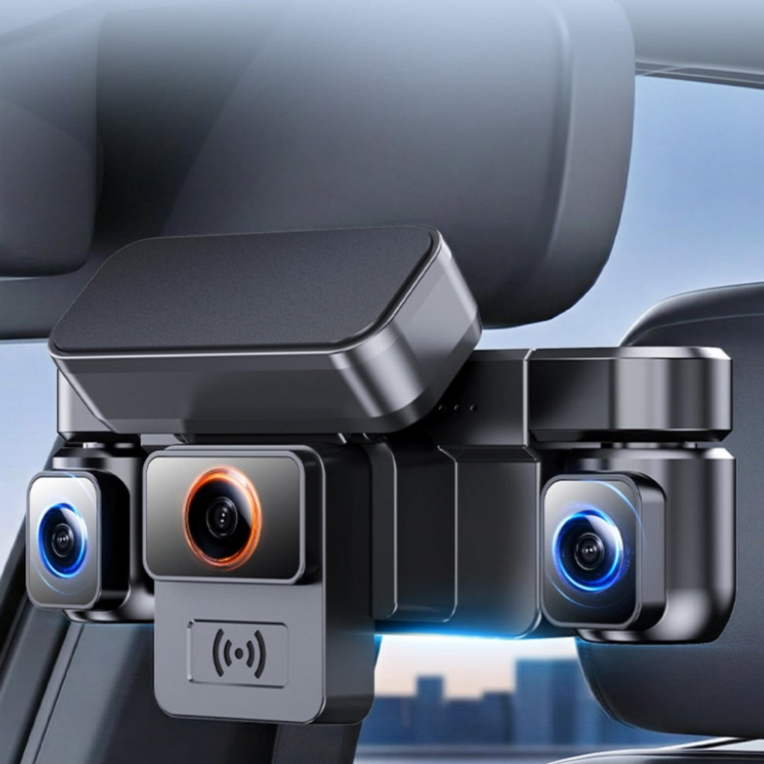 3-inch front and rear dash cam with GPS and Wi-Fi – main product view