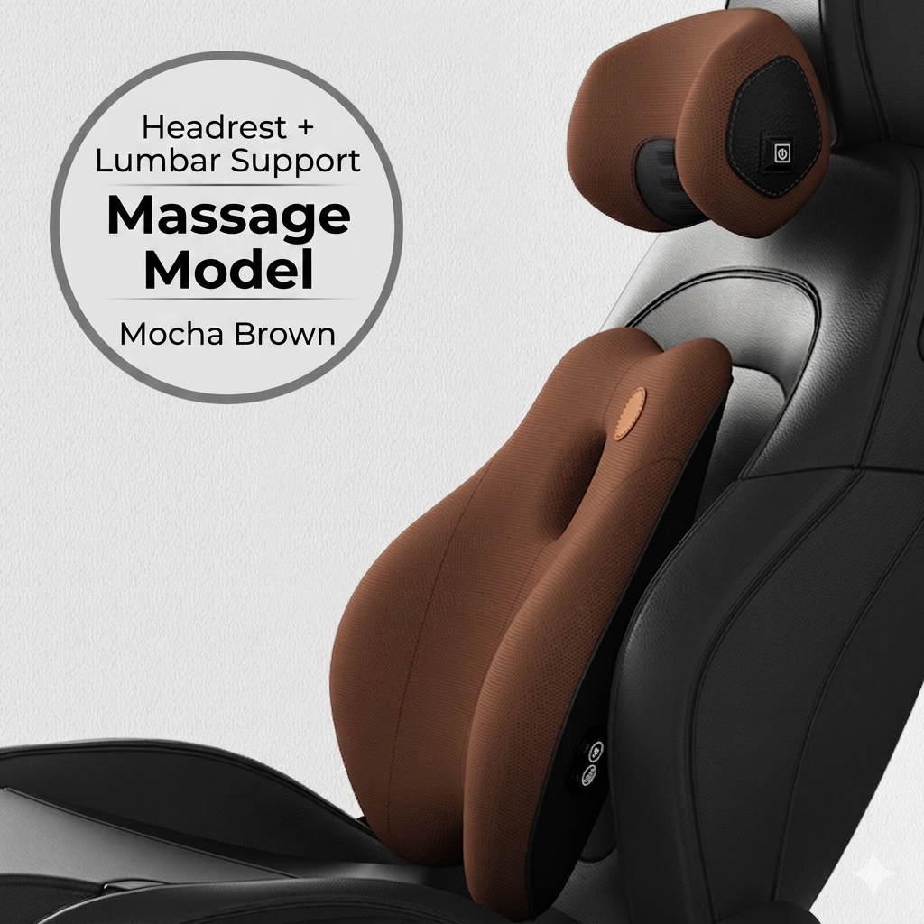 Car seat comfort cushion with 6 vibration modes