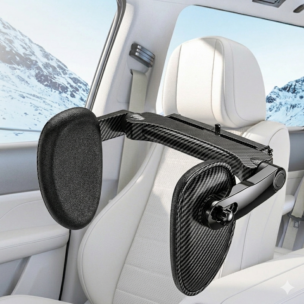 Car Headrest Side Sleeping Pillow