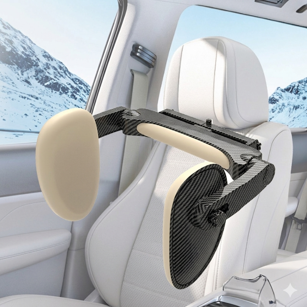 Car Headrest Side Sleeping Pillow