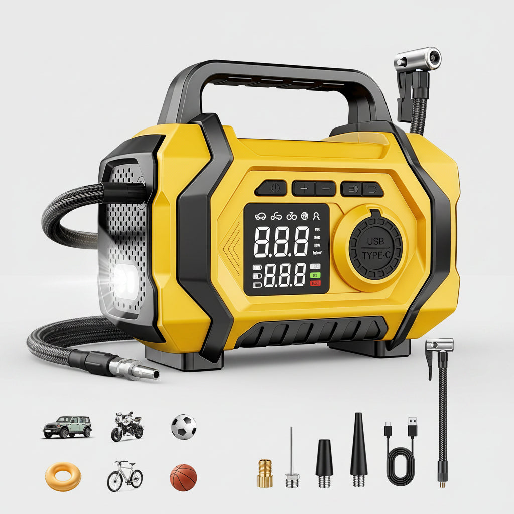 High capacity 12V vehicle battery booster
