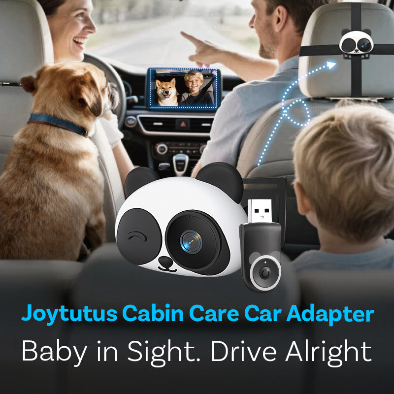 Wireless CarPlay Adapter with Rearview Baby Monitoring Camera CA520M