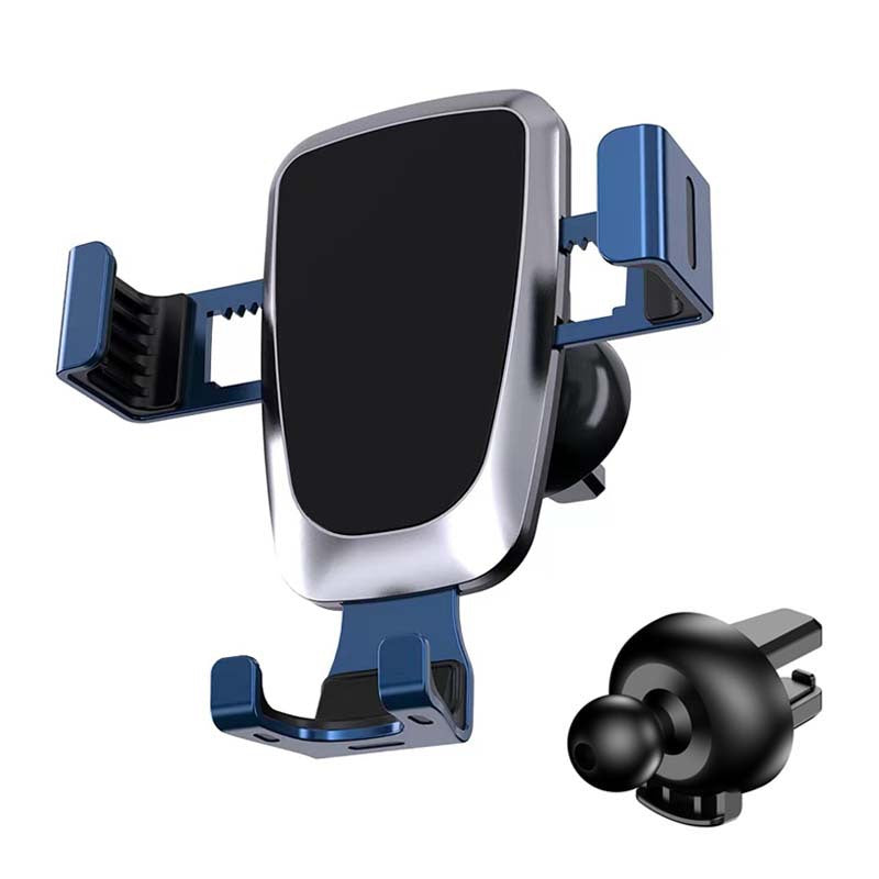 Compact metal phone holder for cars and SUVs
