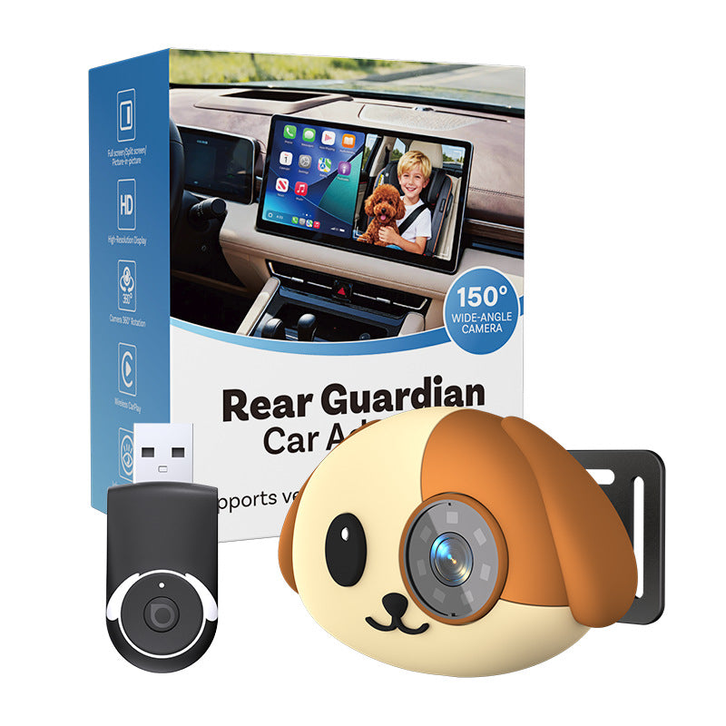 CA520M wireless CarPlay adapter box contents and accessories