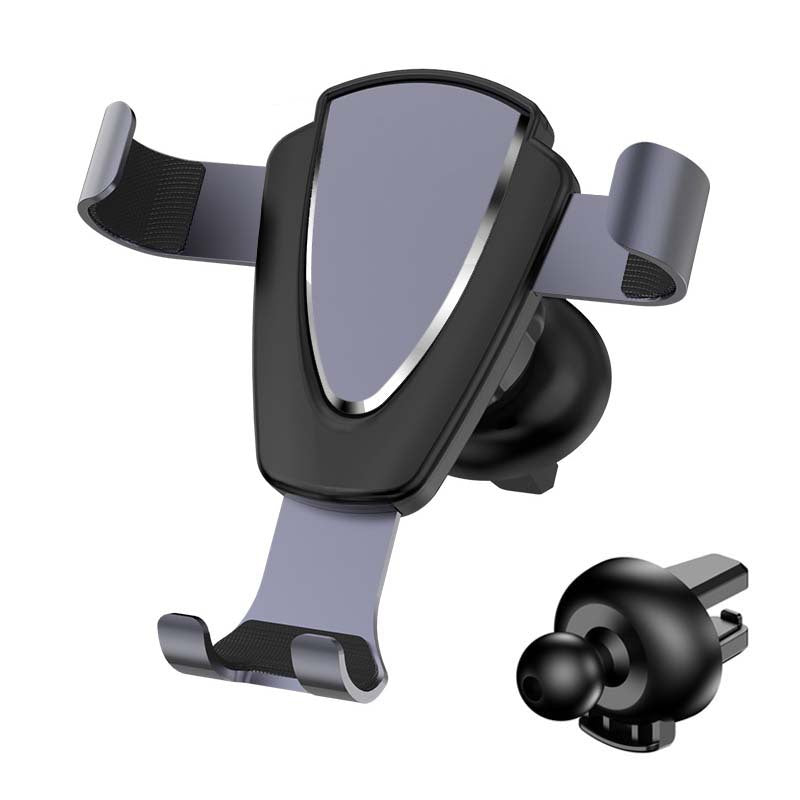 Car phone mount with adjustable viewing angle