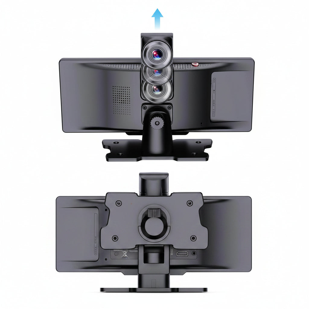 Portable car screen with Bluetooth and WiFi connectivity