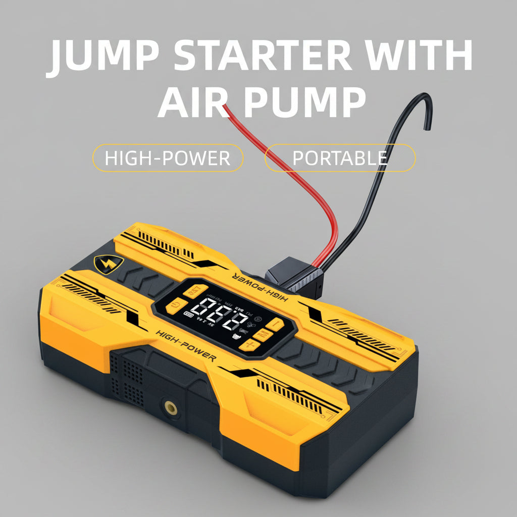 Portable jump starter for car battery