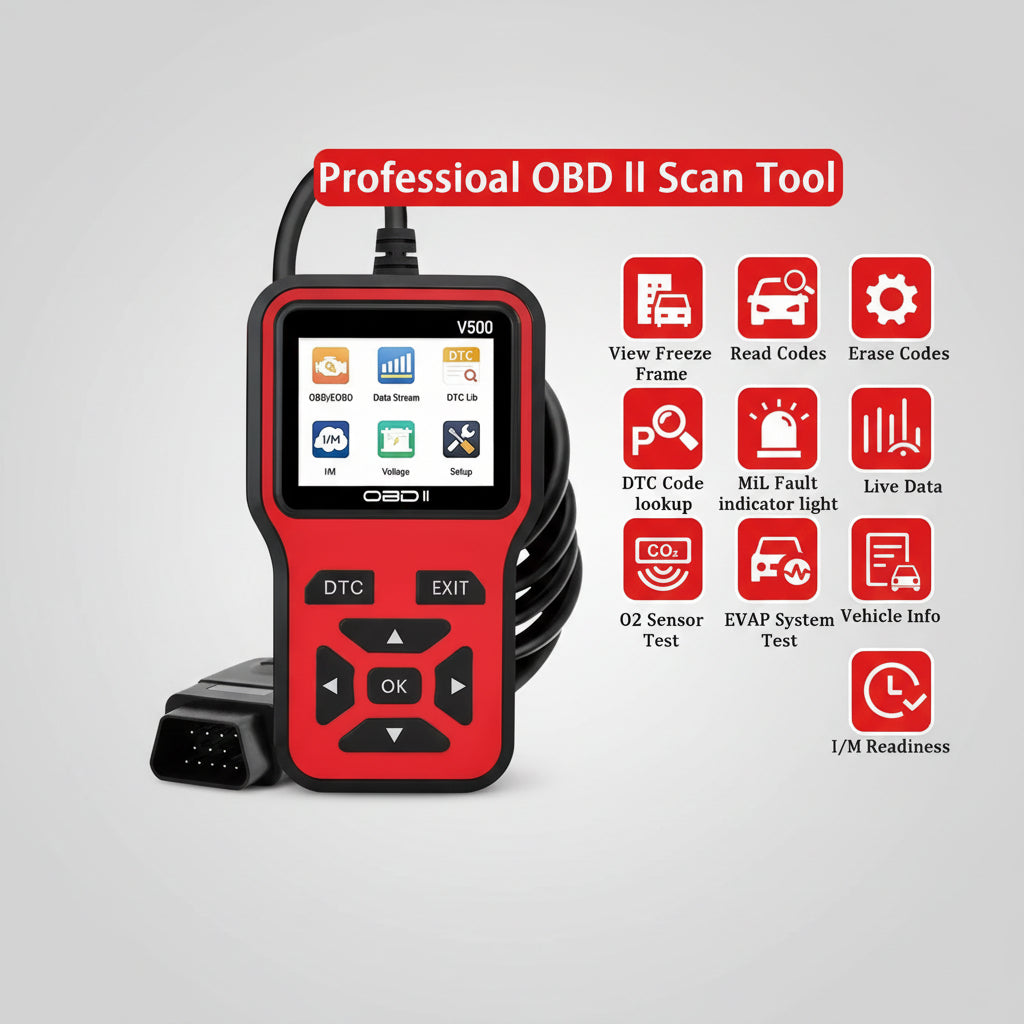 V500 OBD2 scanner engine check light diagnostic tool