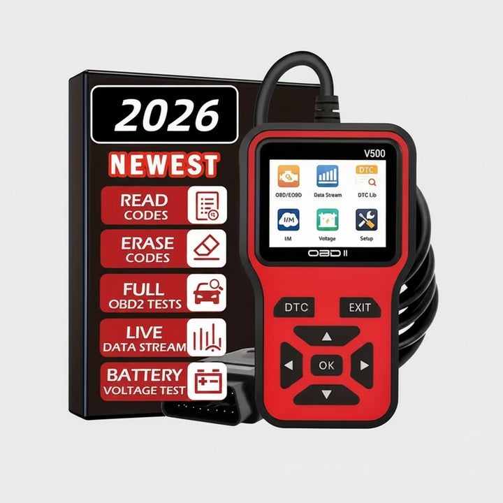 V500 OBD2 code reader scanner for car engine diagnostics