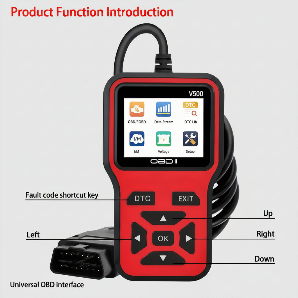 V500 plug and play car diagnostic scanner