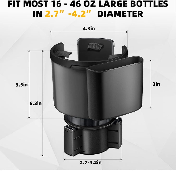 Car cup holder expander – view 4
