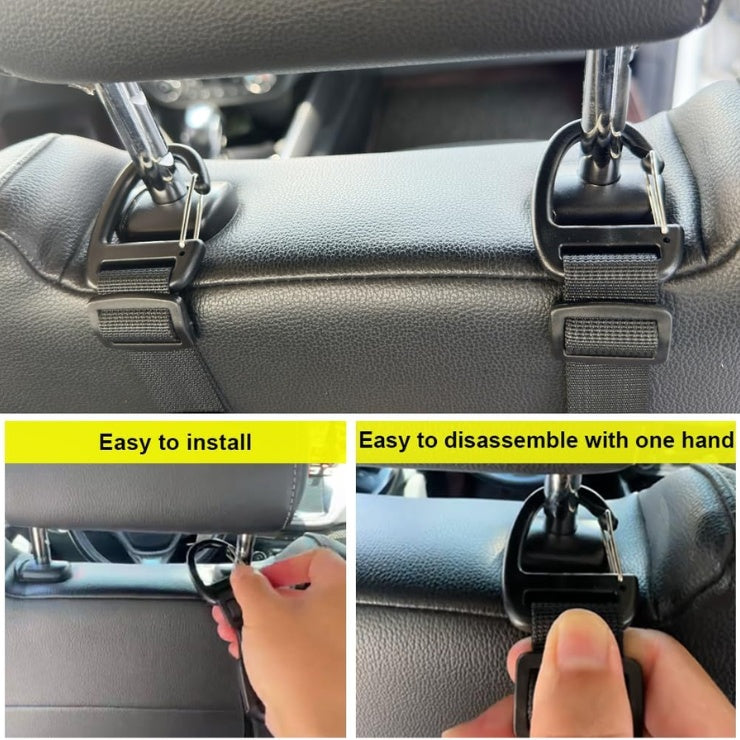 Car headrest hooks 4 pack – view 2