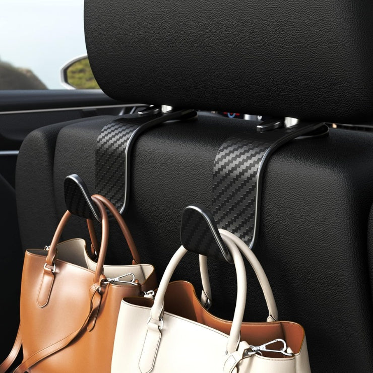 Car headrest hooks for bags – view 3
