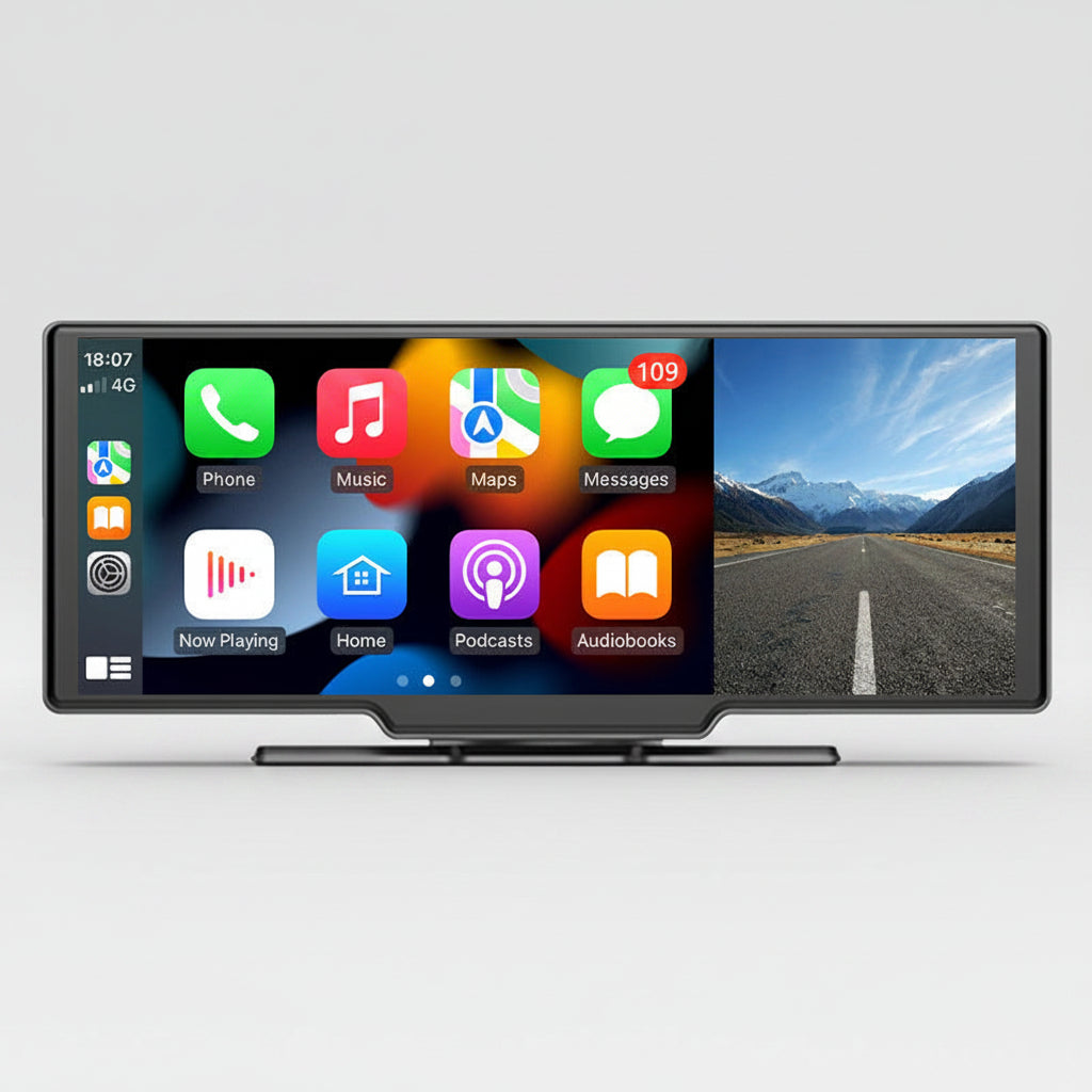 10.26 inch car display with rear view camera support