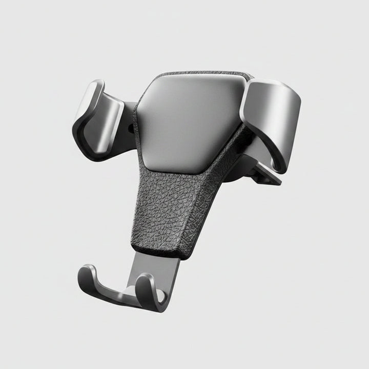 Metal Car Phone Holder with Air Vent Hook Mount