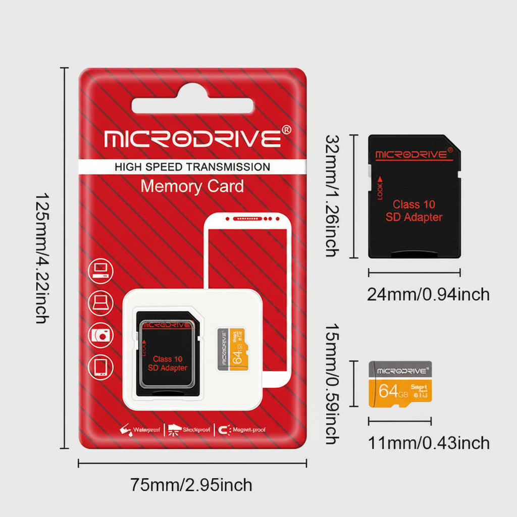High speed MicroSD card 128GB for 4K dash cam recording