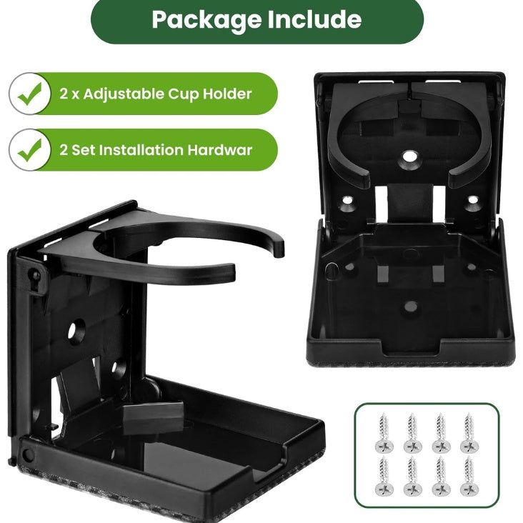 Folding wall-mount cup holder – view 5