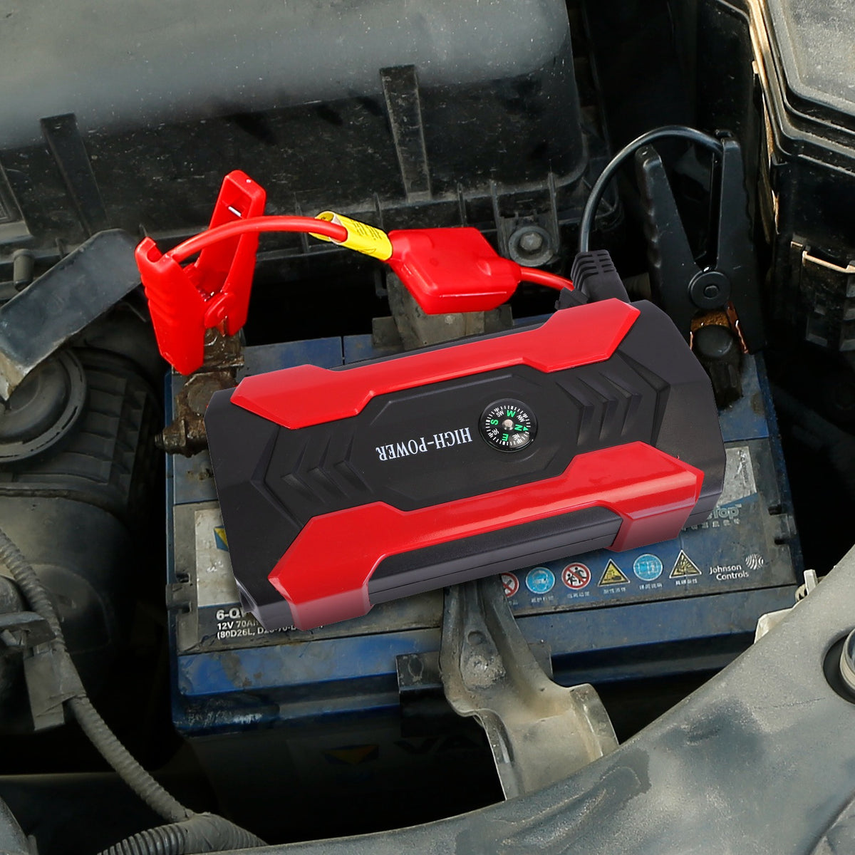 Portable car jump starter – view 7