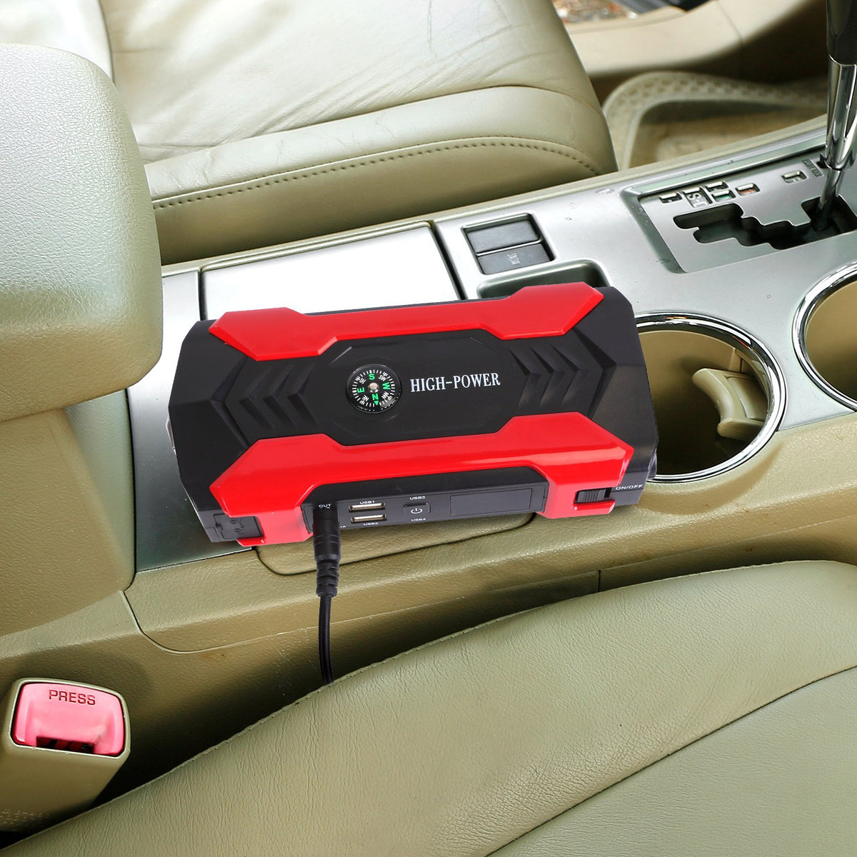 Portable car jump starter – view 9