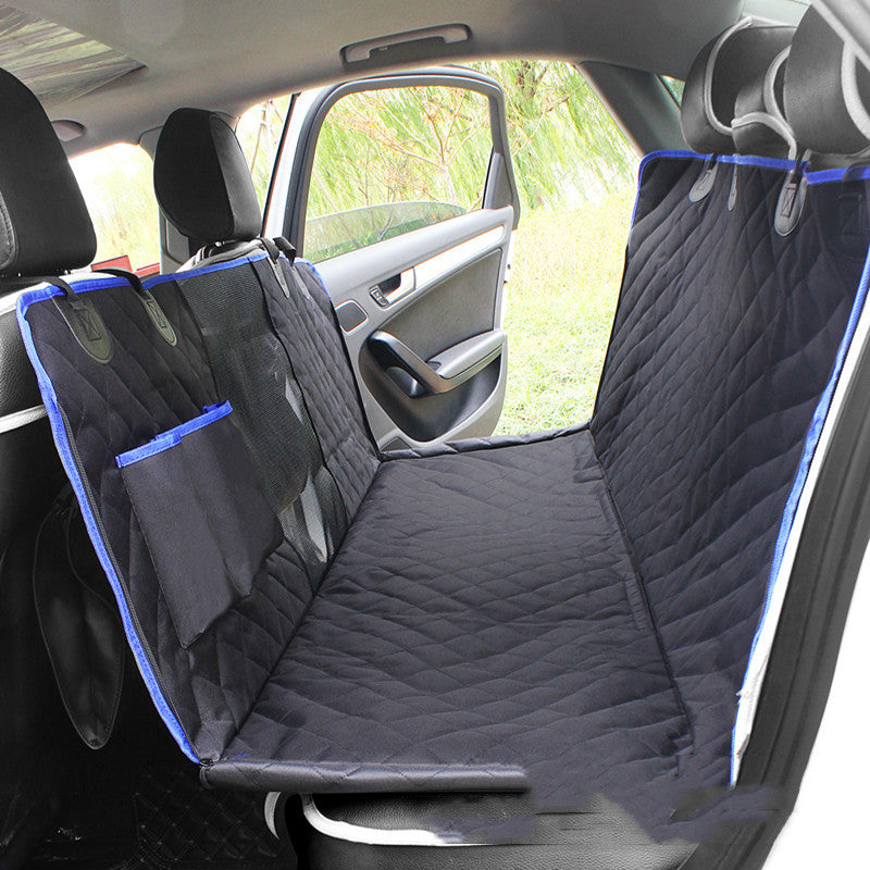 Rear Seat Dog Mat for Cars – Pet Seat Cover, Black, Blue or Orange