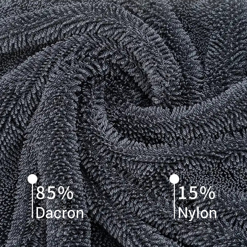 Twisted braid car drying towel – view 7