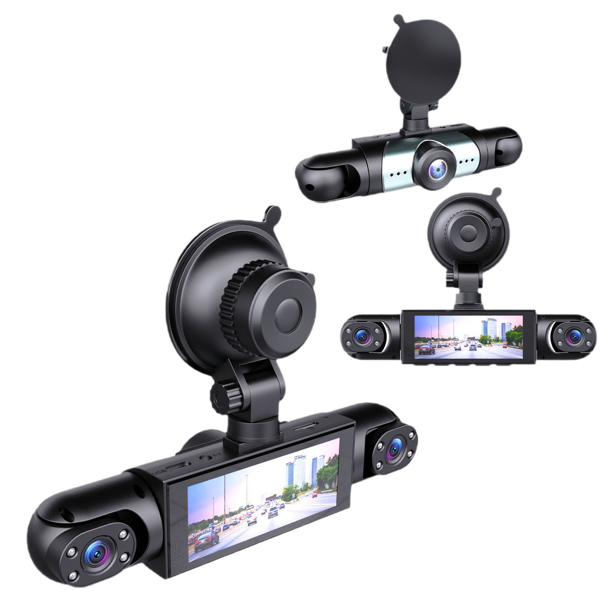 Y108 4-lens 1080p dash cam – view 3